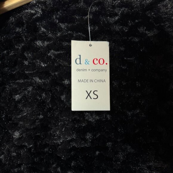 Denim & Co Reversible Zip Front Textured Faux Fur Quilted Vest Size XS Capsule - Picture 13 of 13